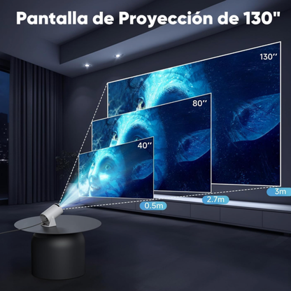 Proyector Portátil Alta Definición con WIFI